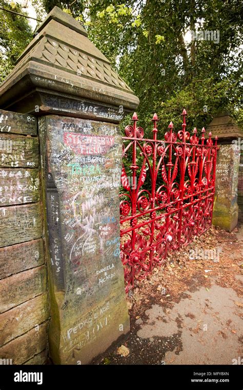 famous john Lennon, strawberry field Gates 